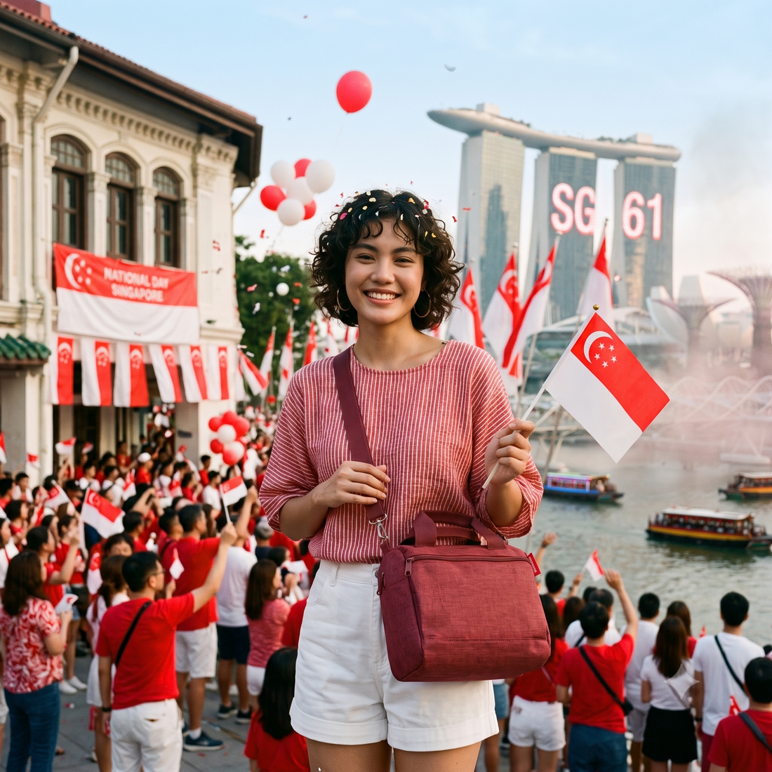 Celebrate National Day in Style: Sophisticated Red & Soft Neutrals with Twist Maroon & Teddy Sand