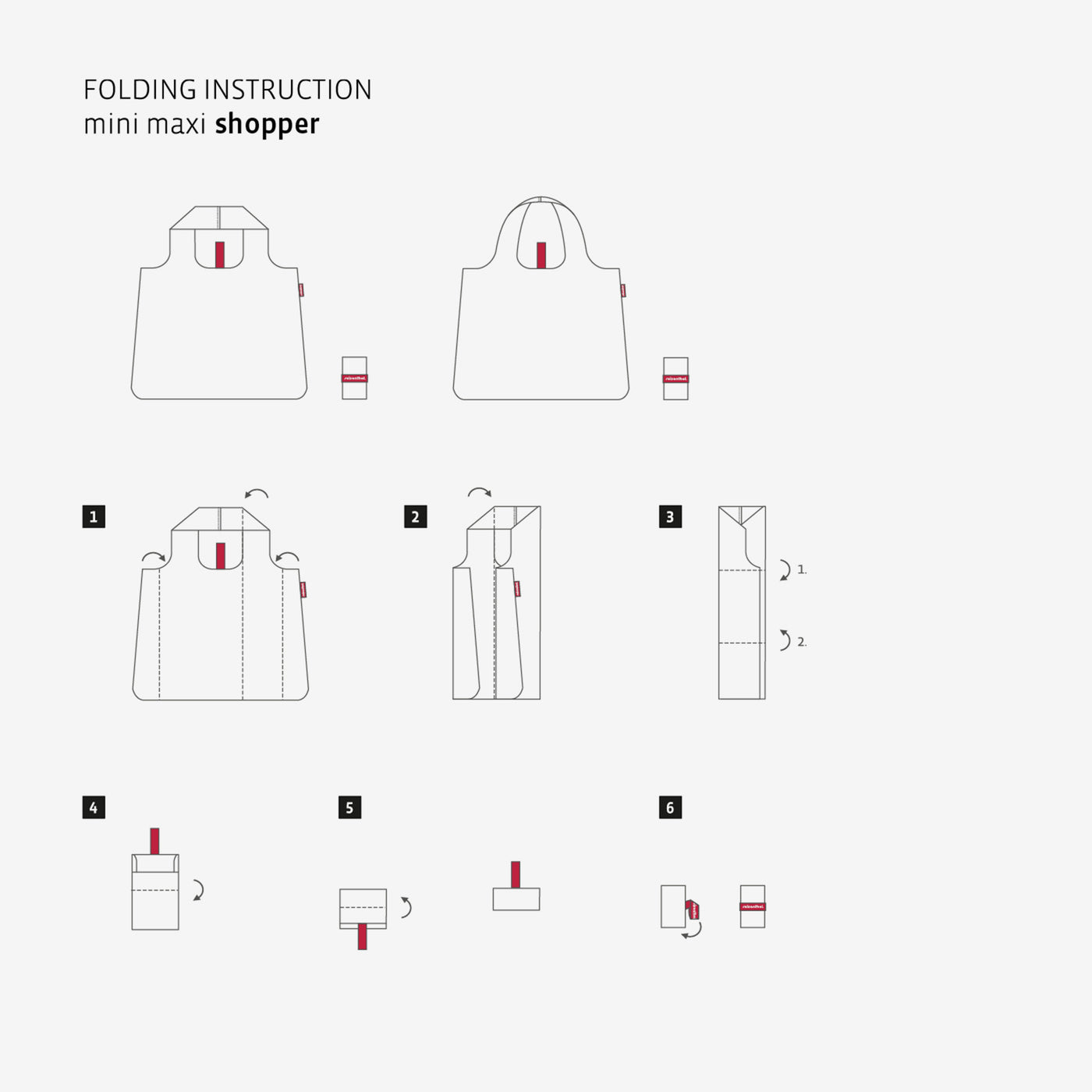 mini maxi shopper set #1 animal