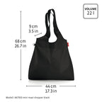 mini maxi shopper L black