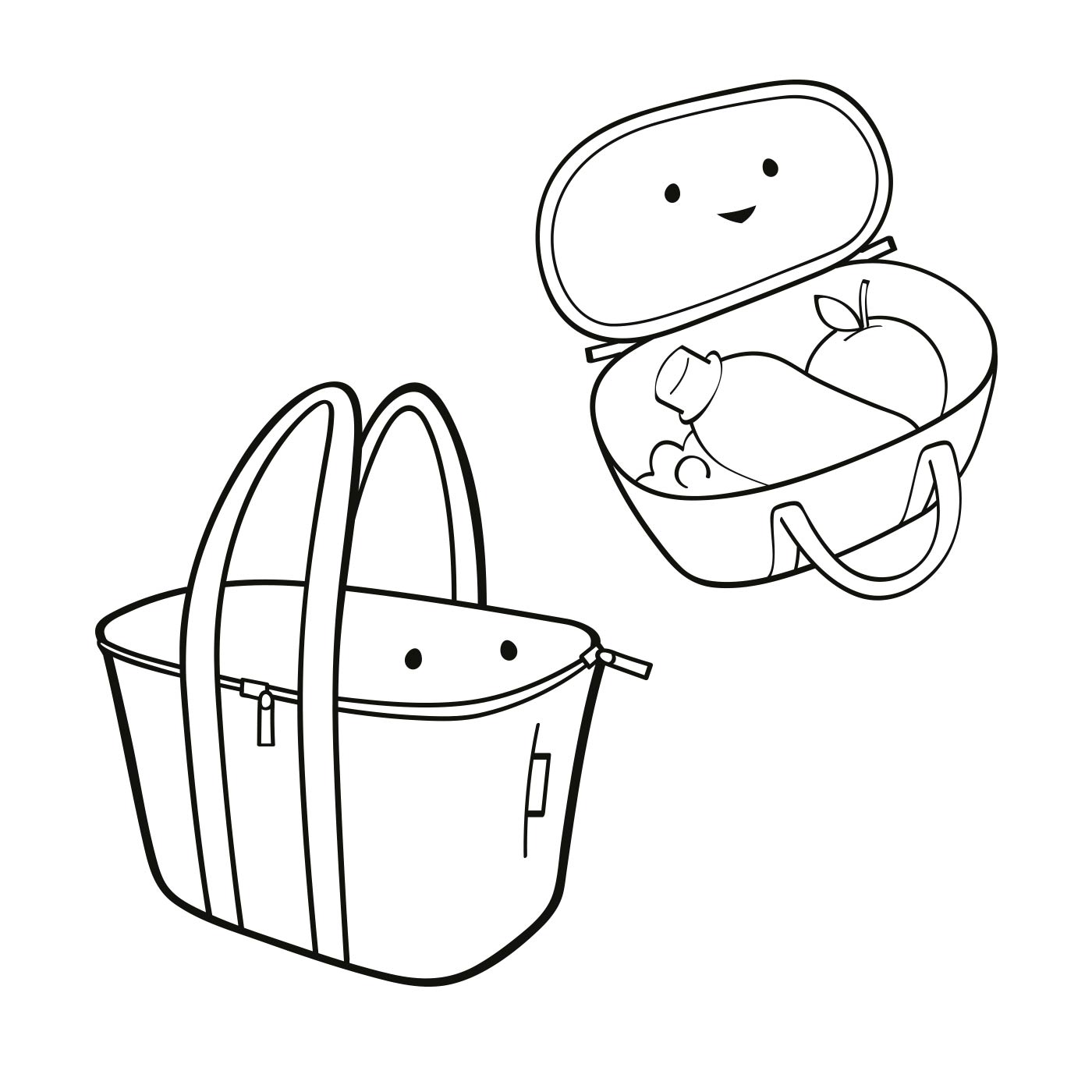 coolerbag XS ABC friends pink