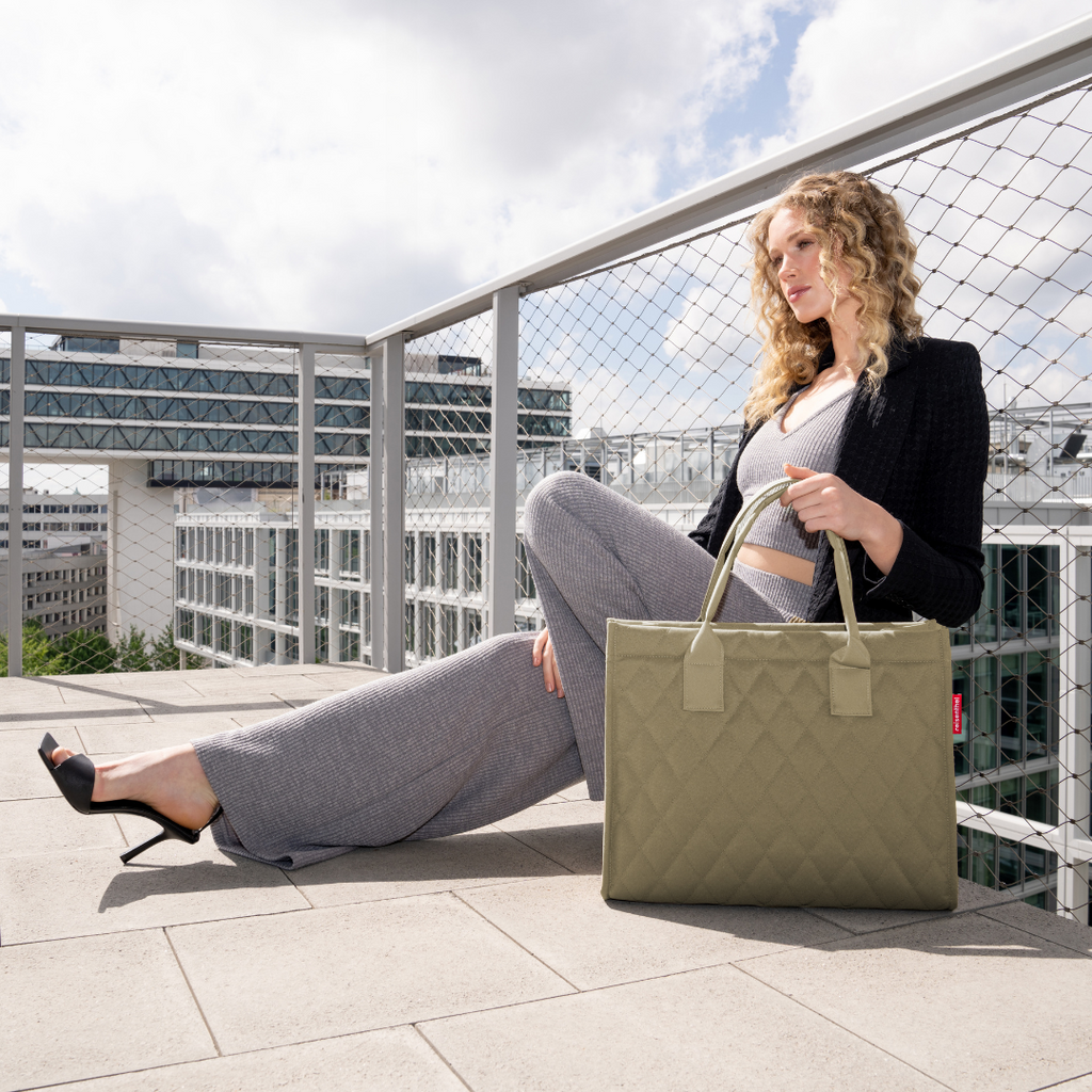 daily shopper rhombus olive