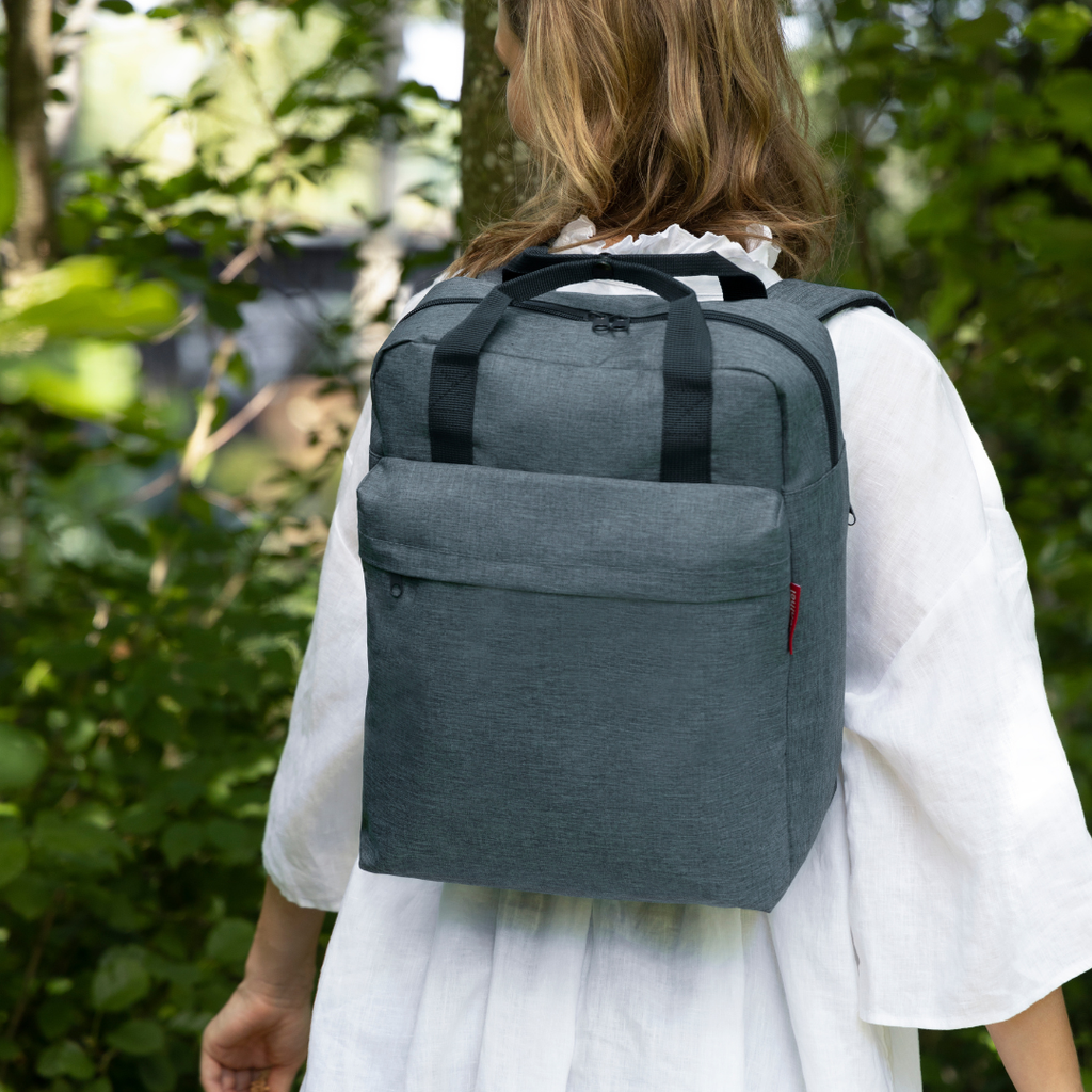 allday backpack M twist silver