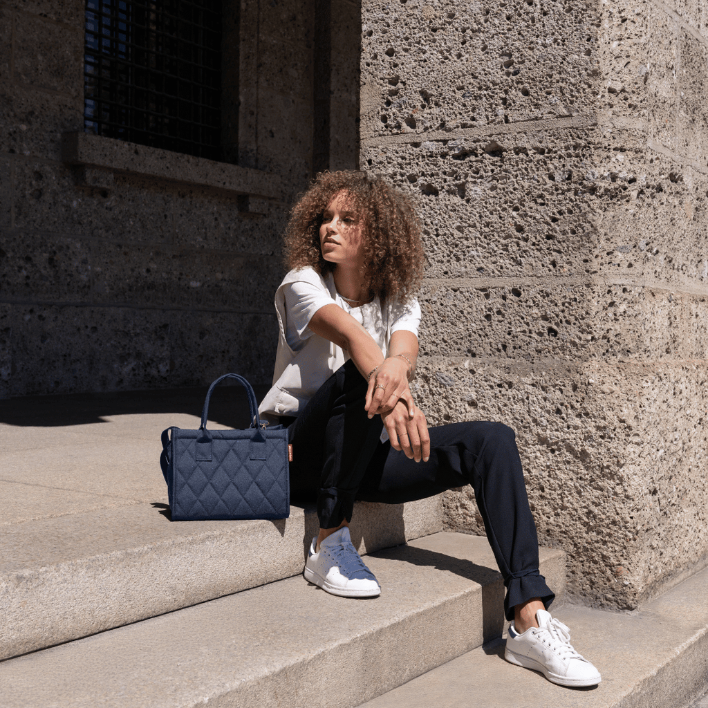 daily shopper XS rhombus midnight gold