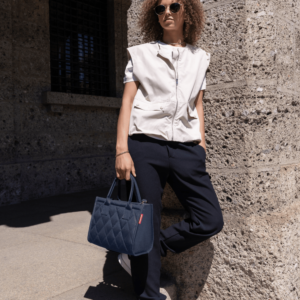 daily shopper XS rhombus midnight gold