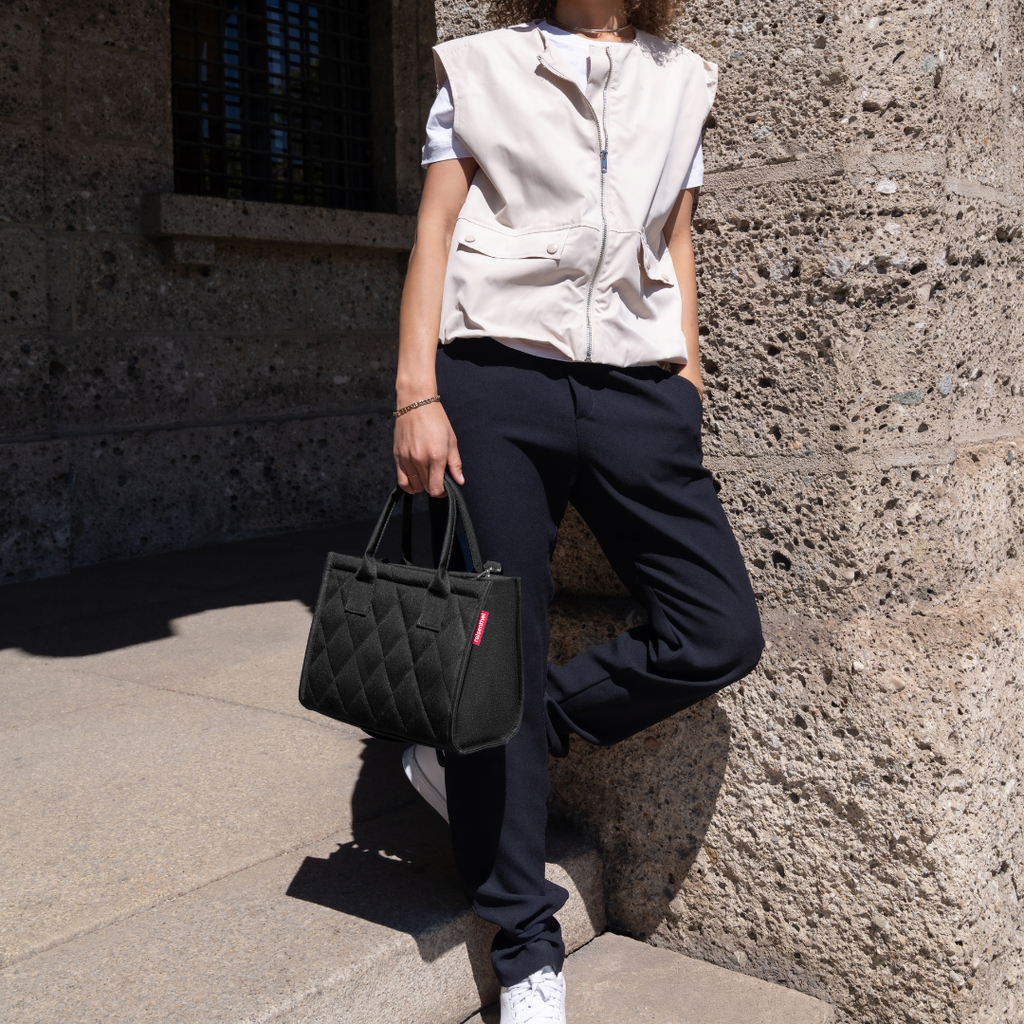 daily shopper XS rhombus black