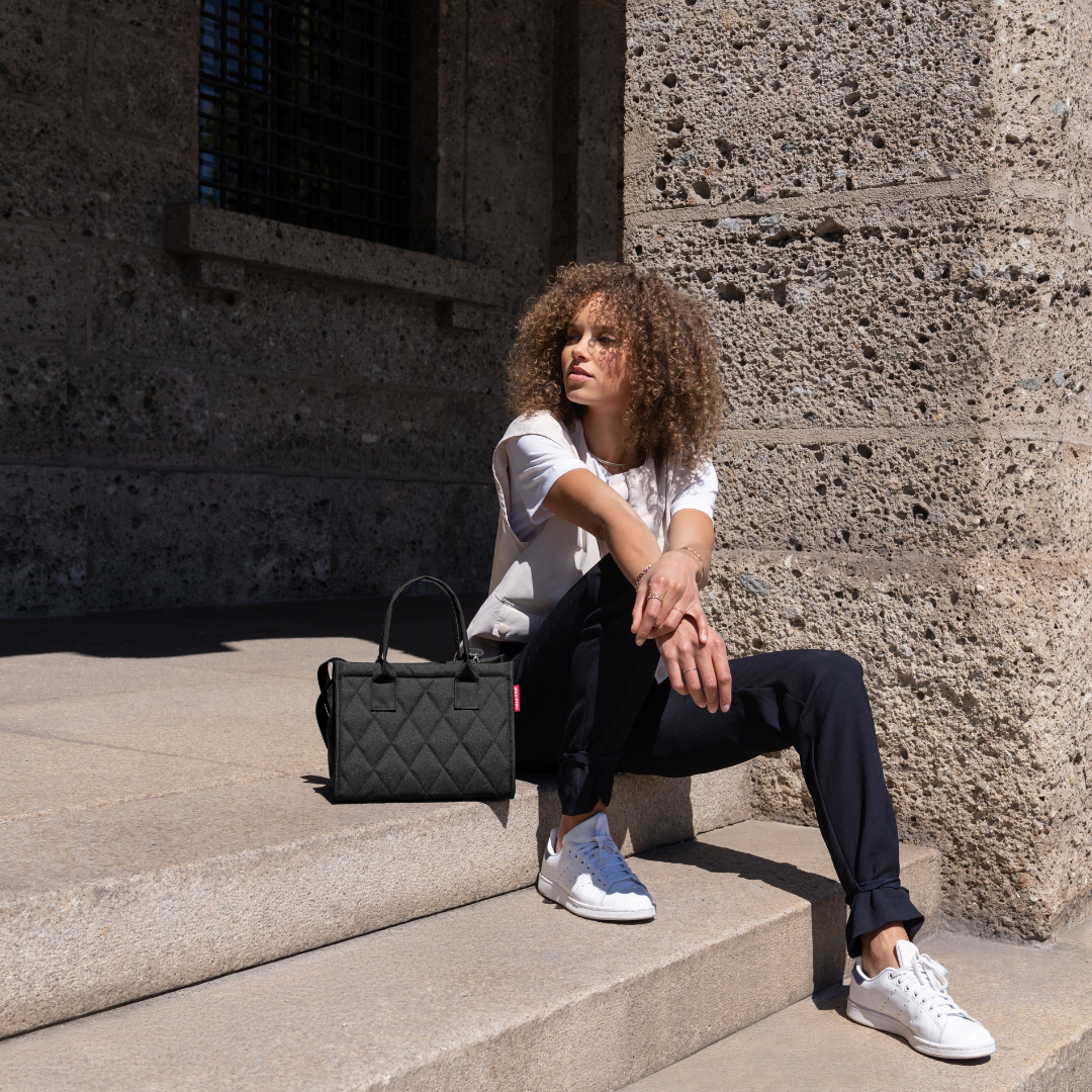 daily shopper XS rhombus black