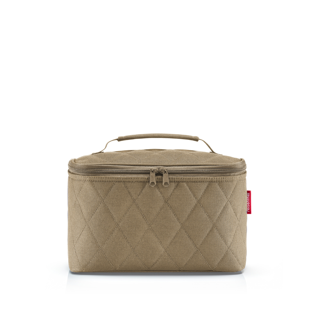 cosmetic case rhombus olive