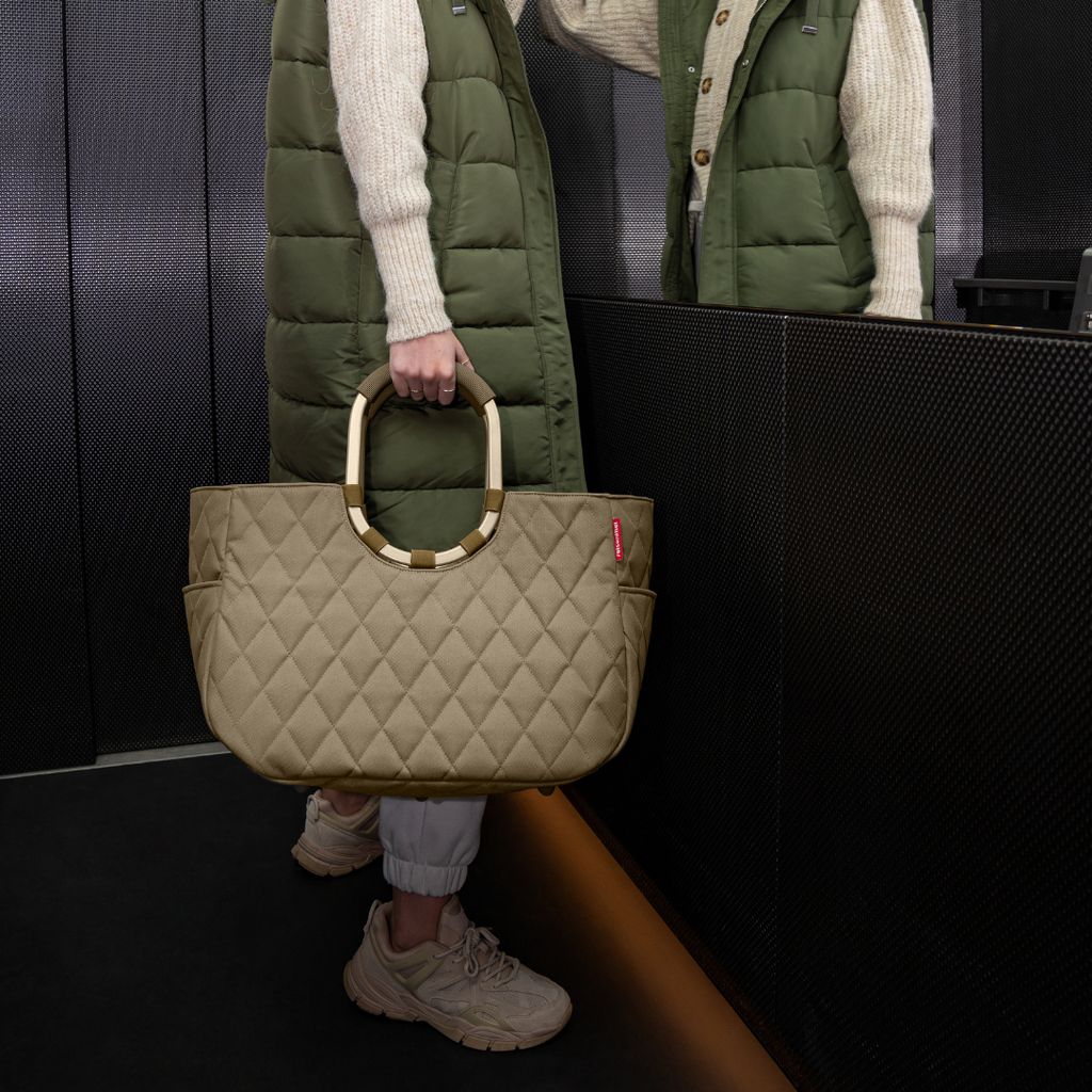 loopshopper L frame rhombus olive