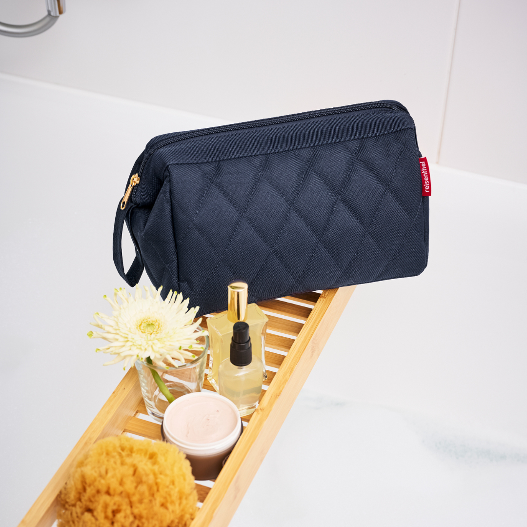 travelcosmetic rhombus midnight gold