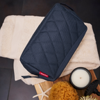 travelcosmetic rhombus midnight gold