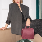 toiletbag twist maroon