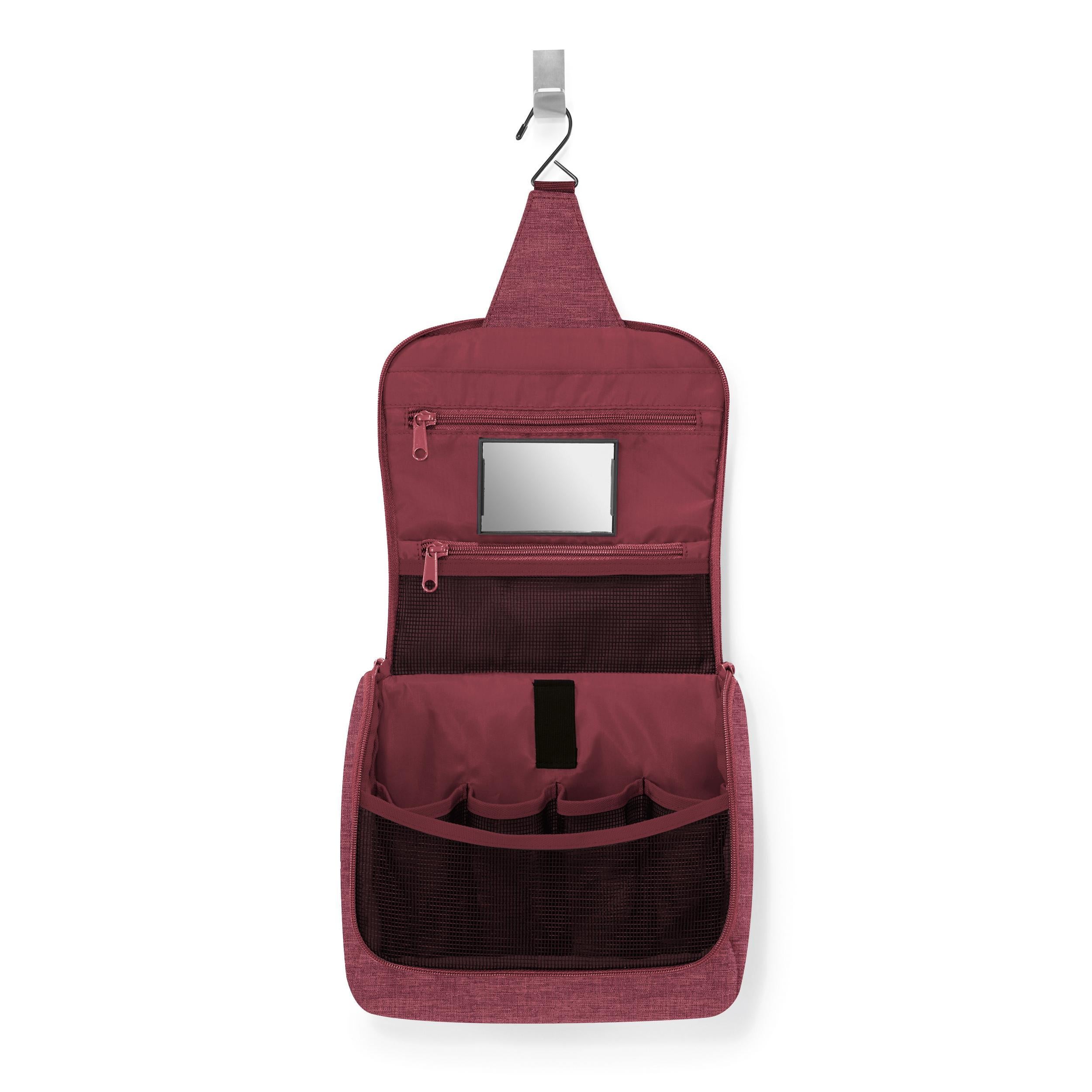 toiletbag twist maroon