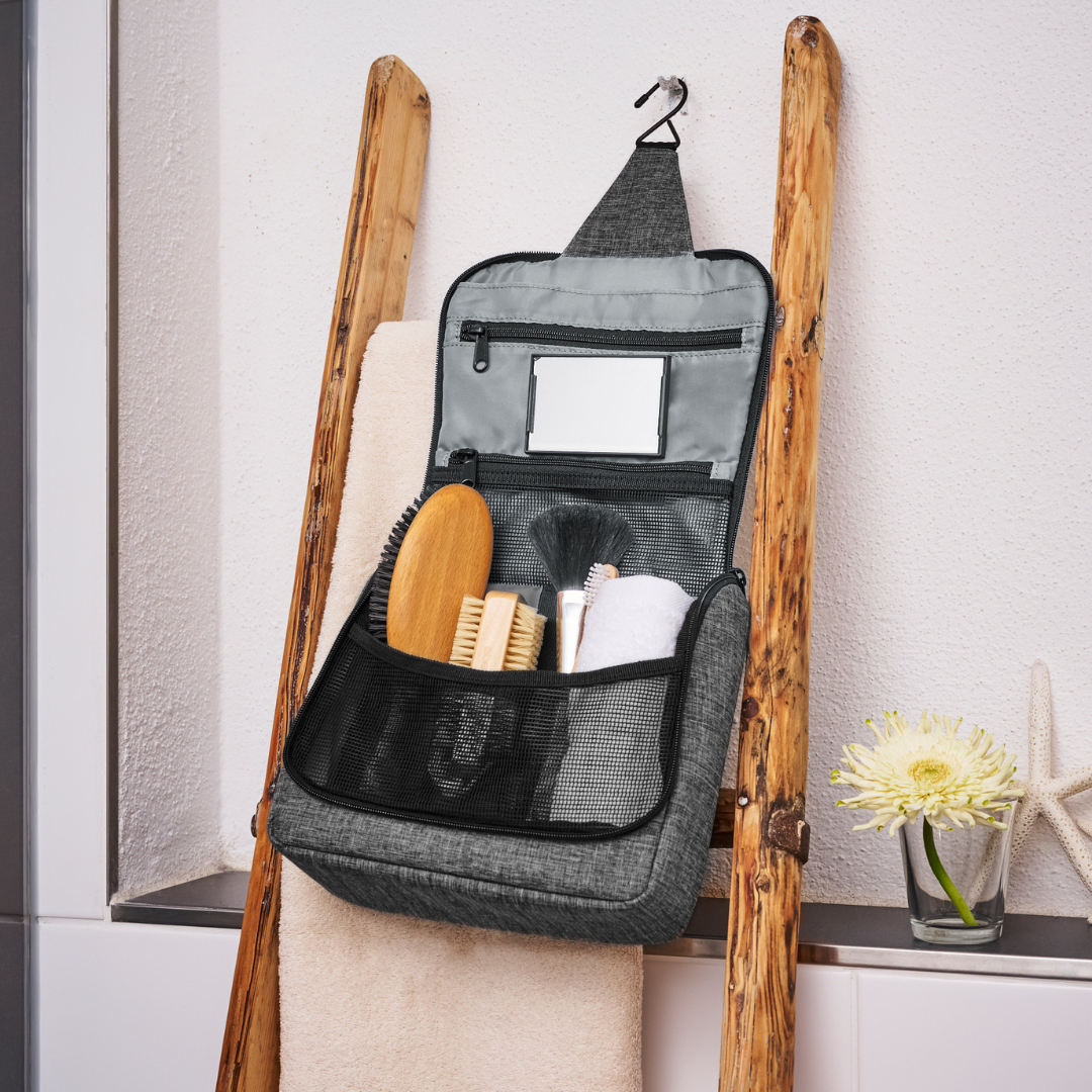 toiletbag twist silver