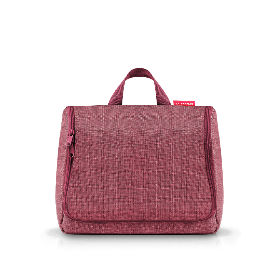 toiletbag XL twist maroon