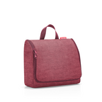 toiletbag XL twist maroon