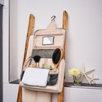 toiletbag XL twist coffee
