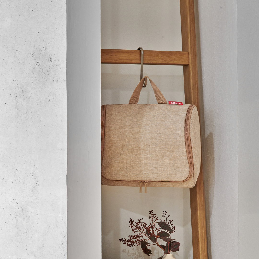 toiletbag XL twist coffee