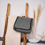 toiletbag XL twist silver