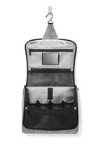 toiletbag XL twist silver