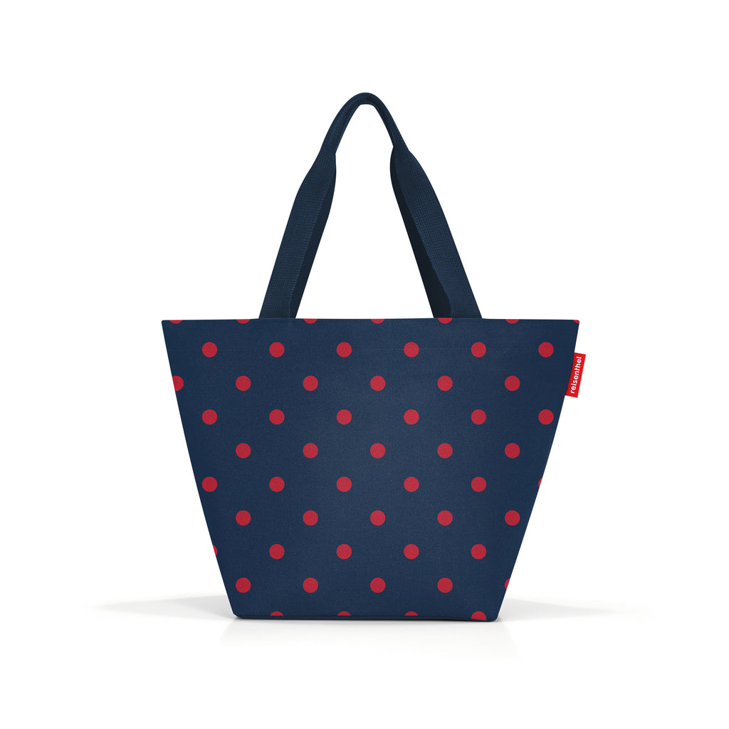 shopper m mixed dots red