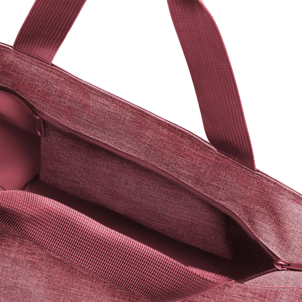 shopper M twist maroon