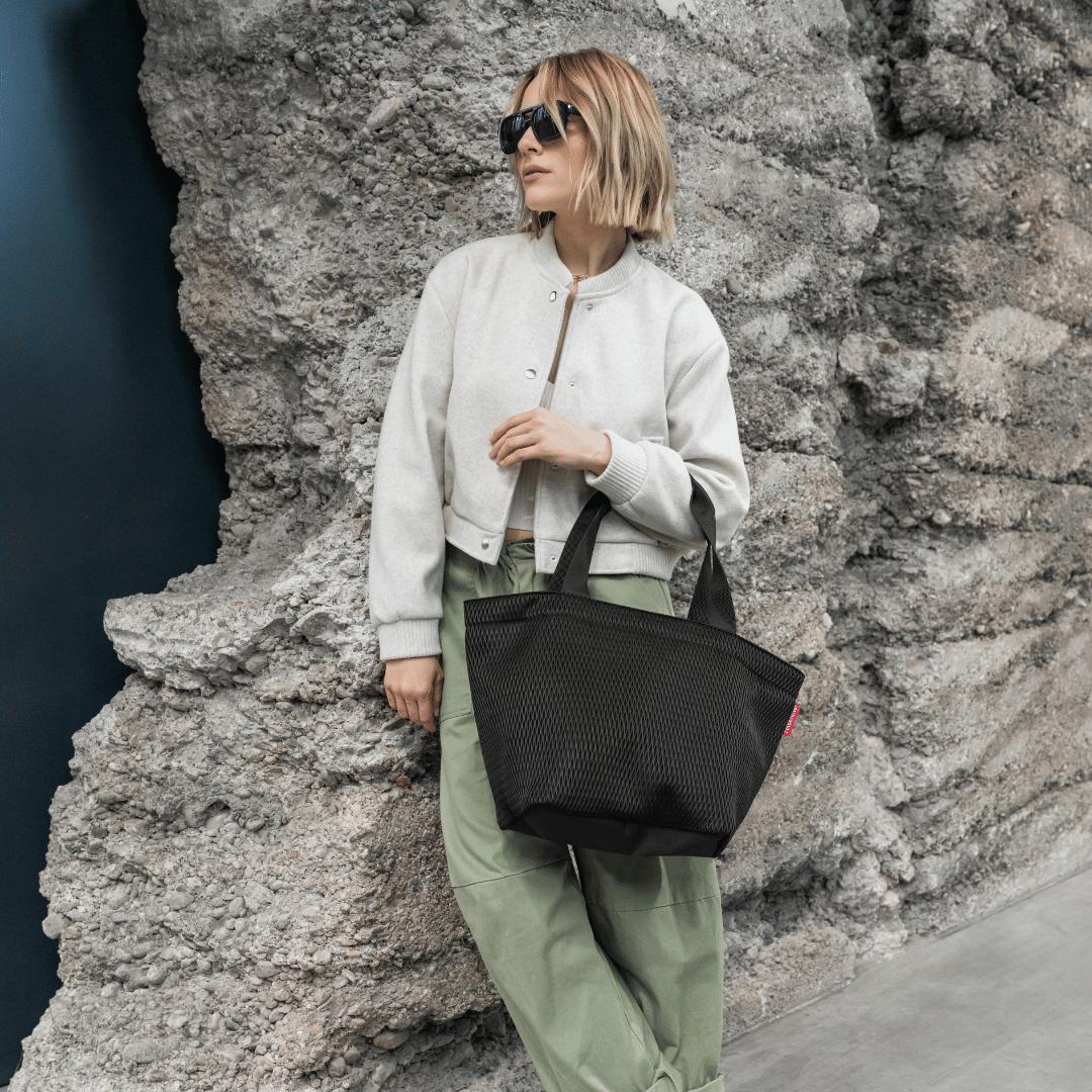 shopper M mesh black