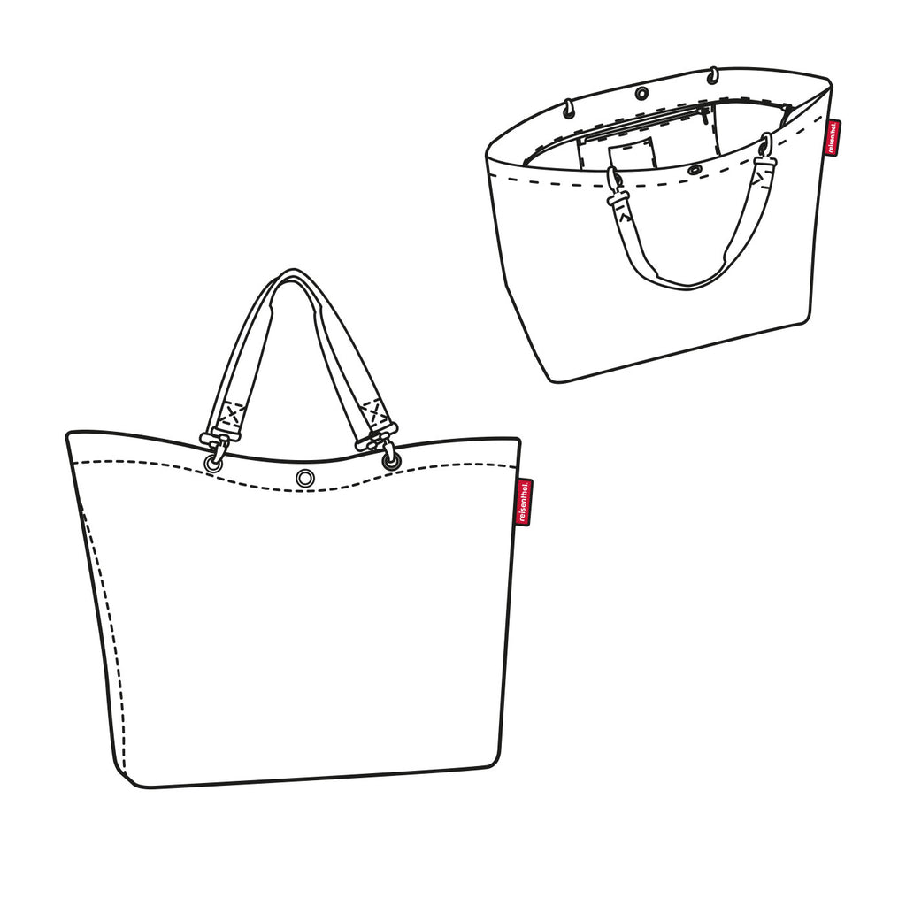 shopper XL twist silver