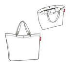 shopper XL twist silver